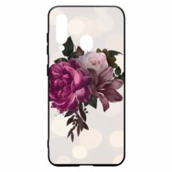 Чохол для Samsung A60 Pink flowers - PrintSalon