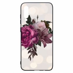 Чохол для Samsung A70 Pink flowers - PrintSalon