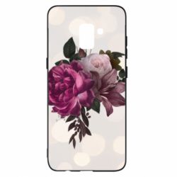 Чохол для Samsung A8+ 2018 Pink flowers - PrintSalon