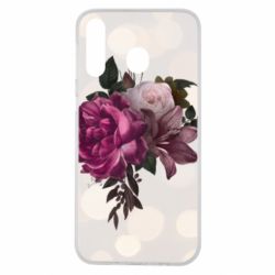 Чохол для Samsung M30 Pink flowers - PrintSalon