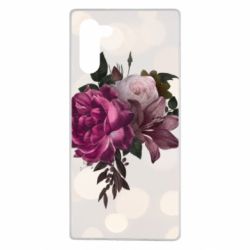 Чохол для Samsung Note 10 Pink flowers - PrintSalon