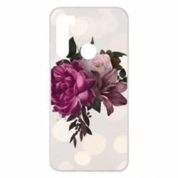 Чохол для Xiaomi Redmi Note 8 Pink flowers - PrintSalon