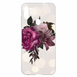 Чохол для Samsung A11 / M11 Pink flowers - PrintSalon