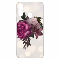 Чохол для Samsung A20s Pink flowers - PrintSalon