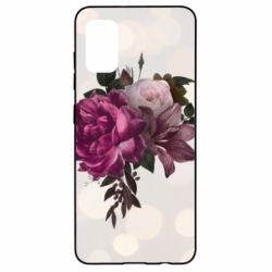 Чохол для Samsung A41 Pink flowers - PrintSalon