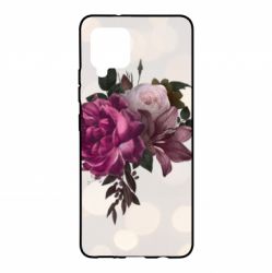Чохол для Samsung A42 5G Pink flowers - PrintSalon