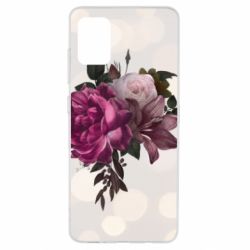 Чохол для Samsung A51 Pink flowers - PrintSalon