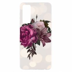 Чохол для Huawei P Smart 2021 Pink flowers - PrintSalon
