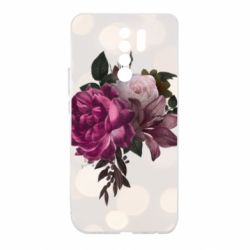 Чохол для Xiaomi Redmi 9 Pink flowers - PrintSalon