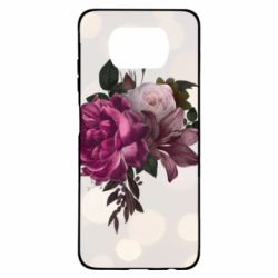 Чохол для Xiaomi Poco X3 Pink flowers - PrintSalon