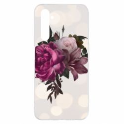 Чохол для Realme 6 Pro Pink flowers - PrintSalon
