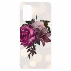Чохол для Realme 7 Pro Pink flowers - PrintSalon