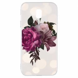 Чохол для Samsung J3 2017 Pink flowers - PrintSalon
