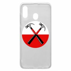 Чехол для Samsung A20 Pink Floyd Main Logo - PrintSalon