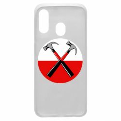 Чехол для Samsung A40 Pink Floyd Main Logo - PrintSalon