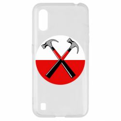 Чехол для Samsung A01/M01 Pink Floyd Main Logo - PrintSalon