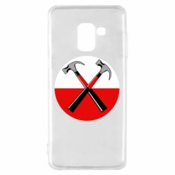 Чехол для Samsung A8 2018 Pink Floyd Main Logo - PrintSalon