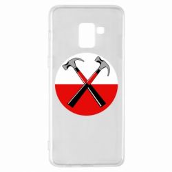 Чехол для Samsung A8+ 2018 Pink Floyd Main Logo - PrintSalon