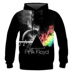 Мужское 3D худи Pink Floyd rainbow - PrintSalon