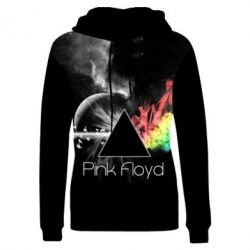 Женское 3D худи Pink Floyd rainbow - PrintSalon