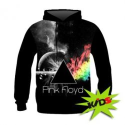 Детское 3D худи Pink Floyd rainbow - PrintSalon