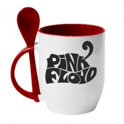 Чашка с ложкой Pink Floyd - PrintSalon