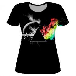 Жіноча 3D футболка Pink floyd - PrintSalon