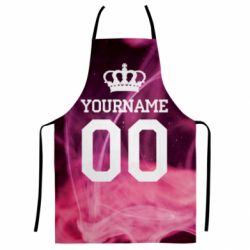 Фартух з 3D принтом Pink smoke is your name-PrintSalon Фартух з 3D принтом Pink smoke is your name