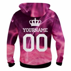 Мужское 3D худи Pink smoke is your name-PrintSalon Мужское 3D худи Pink smoke is your name