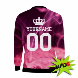 Дитячий 3D світшот Pink smoke is your name