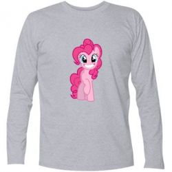 Футболка с длинным рукавом Pinkie Pie smile - PrintSalon