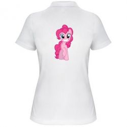 Женское поло Pinkie Pie smile - PrintSalon