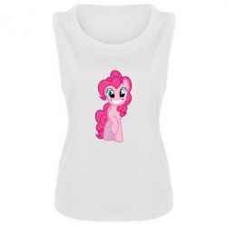 Женская майка Pinkie Pie smile - PrintSalon