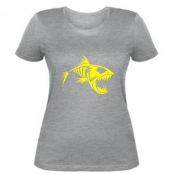 Женская футболка Piranha - PrintSalon