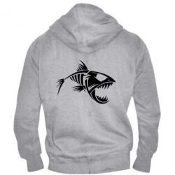 Мужское худи на молнии Piranha - PrintSalon