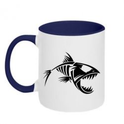 Чашка двокольорова Piranha