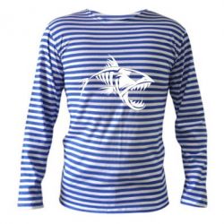 Тельняшка с длинным рукавом Piranha - PrintSalon