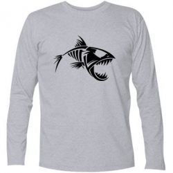 Футболка с длинным рукавом Piranha - PrintSalon