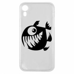 Чехол для iPhone XR Пиранья