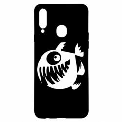 Чехол для Samsung A20s Пиранья - PrintSalon