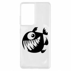Чехол для Samsung S21 Ultra Пиранья - PrintSalon