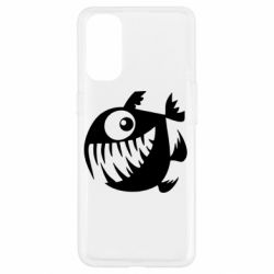 Чехол для Oppo Reno 4 Пиранья - PrintSalon