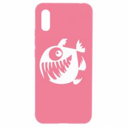 Чехол для Xiaomi Redmi 9a Пиранья - PrintSalon