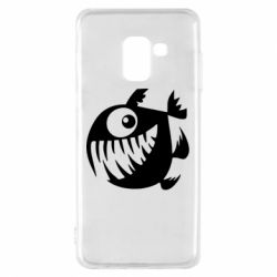Чехол для Samsung A8 2018 Пиранья - PrintSalon