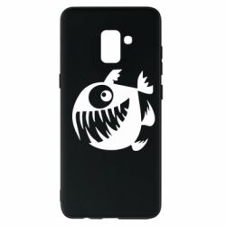 Чехол для Samsung A8+ 2018 Пиранья - PrintSalon