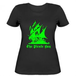 Женская футболка Pirat Bay - PrintSalon