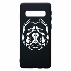 Чехол для Samsung S10 Pit Bull Geometry - PrintSalon