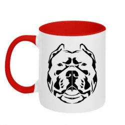 Чашка двухцветная 320ml Pit Bull Geometry