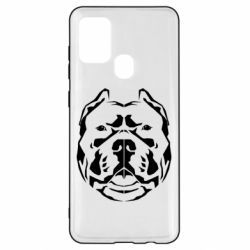 Чехол для Samsung A21s Pit Bull Geometry