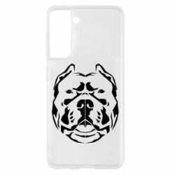 Чехол для Samsung S21 Pit Bull Geometry - PrintSalon